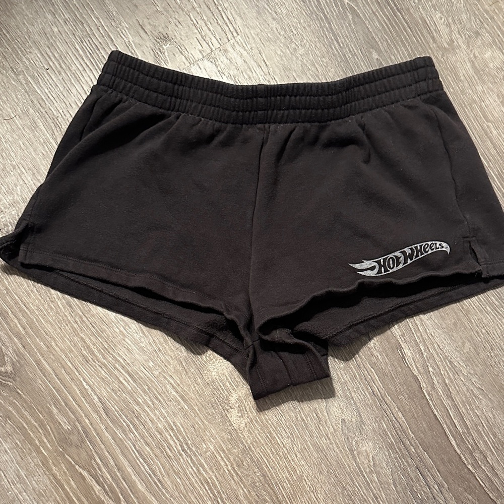 Mattel Hot Wheels Black Women's Athletic Shorts